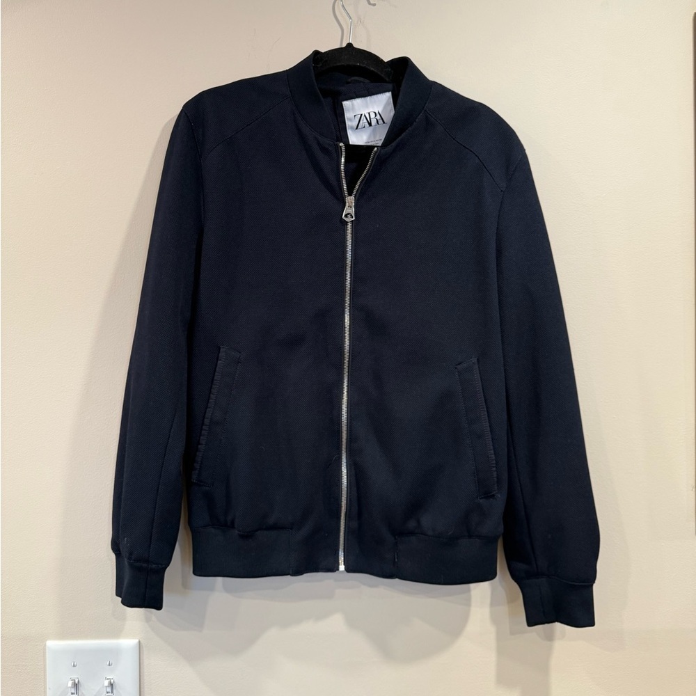 🔥Zara Men's Black Jacket Sz M Like New🔥
